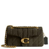 Coach Quilted Suede Tabby Shoulder Bag 26 with Chain