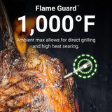 Smart Bluetooth Wireless Meat Thermometer Digital | 1000°F Heat Resistance | Long Range | Certified Accuracy | BBQ, Oven, Grill, Smoker, Etc. MEATER