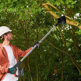 ALSO GO 21V Electric Weed Eater with Wheels,Cordless Battery Weed Wacker with Charger, 3 in 1 Brush Cutter/String