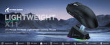ATTACK SHARK X11 Lightweight Wireless Gaming Mouse with RGB Charging Dock
