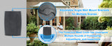 Herdio 4PCS 6.5'' 800W Passive Outdoor Speakers Wired Waterproof 2-Way Wall Mounte