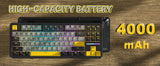 MAMBASNAKE X Attack Shark X87 Wireless Mechanical Keyboard, Hot Swappable