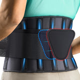 FEATOL Back Brace for Lower Back Pain, Back Support Belt for Women & Men (Size XL, Waist 38"-44.1)