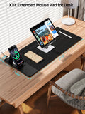 Mouse Pad with Magnetic Wireless Charging & Adjustable Phone Stand