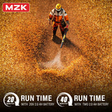 MZK Cordless Leaf Blower,20V Battery Powered Electric Blower for Lawn Care, Electric Lightweight Leaf Blower