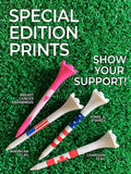 2-3/4" Pride Performance Plastic Golf Tees, Stars and Stripes, 100 Count - Designed for Less Friction and Longer Drives - Made in the USA
