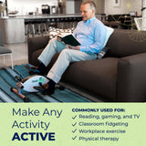 DeskCycle Under Desk Bike Pedal Exerciser - Stationary Bikes for Home & Office - Standard and Adjustable Height Versions DeskCycle