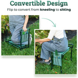 Garden Stool & Kneeler - Kneeler & Stool for Gardening, Foldable Garden Seat for Storage, Garden Kneelers
