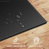 Crostice Bike Trainer Mat Compatible with Peloton Bike, for Treadmill & Row, THK 6mm, Under Mat Protect Hardwood Floor Carpet