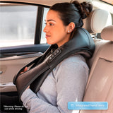 Neck and Shoulder Massager, Christmas Gifts for Mom Dad Deep Kneading Massage Pillow with Heat | Black COMFIER