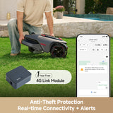 MOVA LiDAX Ultra 1000 Robot Lawn Mower Wire Free with Garage for 1/4 Acre, RTK-Free+360° 3D LiDAR+AI Vision Mapping, Zero-Edge Cutting, Cutting Height 1.2"-3.9", 45% Slope, 150 Managed Zones Dual Maps