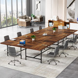Tribesigns 6FT Conference Table, Rustic Rectangle 70.8" W x 35.4" D Meeting Table