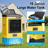 AKIRES 6500CFM Swamp Coolers,Portable Evaporative Air Cooler for 1600 Sq.ft of Space, Cooling Fan for Outdoor, Indoor Use(48IN)