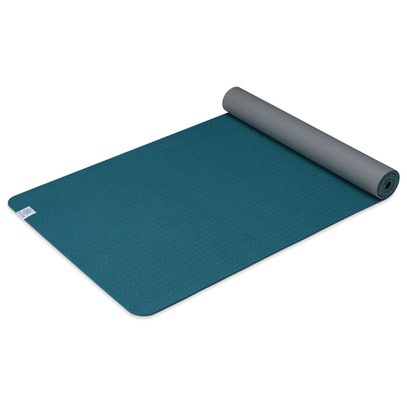 Gaiam Yoga Mat Performance TPE Exercise & Fitness Mat for All Types of Yoga, Pilates & Floor Exercises, Lake Gaiam