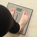 Detecto D133 Deluxe Modern Stainless Steel Body Weight Bathroom Scale, Digital LCD Display, 400lb Capacity