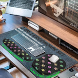 Gleamtide 2-in-1 Ergonomic Set, Wave Keyboard Wrist Rest and Massage Slope Mouse Pad Wrist Support, Rebound Memory Foam for Relieve Carpal Tunnel Syndrome and Wrist Pain (Cute Cat Claws)