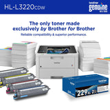 Wireless Compact Digital Color Printer with Laser Quality Output, Duplex Brother