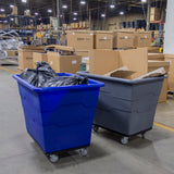 ReadySpace Commercial 16 Bushel Utility Cart with Steel Base