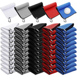 Batiyeer 50 Pcs Golf Towels Bulk for Bags 16'' x 16'' Microfiber Waffle Pattern Golf Towel (Multi Colors)