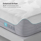 Bedgear S5 Performance Mattress, Twin XL - Instant Cooling by Ver-Tex Technology
