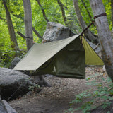 Haven Tent Original Lay-Flat Hammock Tent (Forest Green) – Comfortable Waterproof Camping Hammock with Mosquito Net – Includes Insulated Sleeping Pad & Rainfly