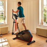 Reebok FR30 Home Elliptical Cross Trainer, Red, Cardio Exercise, Bluetooth, 32 Electronic Resistance Levels, 264 lb. Capacity