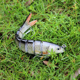 TRUSCEND Swimmax Easy Catch Fishing Lures with BKK Hooks, Wiggling, Vibrating, Rattling and Gurgling for More Bite, Heavy-Duty Dyneema Fiber Jointed Swimbaits for Bass, Trout, Walleye, Crappie, Pike