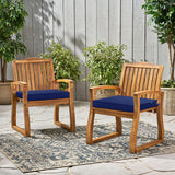 Chair Cushions 19 x 19 Inch Water Resistant Patio Chair Cushions with Tie 3 Year Color Fastness Thick Outdoor Seat