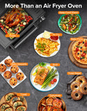 Nuwave Bravo Pro Smart Air Fryer Toaster Oven Combo, Airfryer Convection Oven Countertop, 10-in-1 Functions with Quicker & Even Crisp Technology, 1800W, 50-450°F, PFAS-Free, 21QT, Black