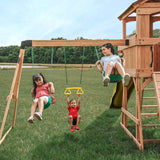Backyard Discovery Sterling Point Cedar Wood Swing Set
