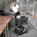 The Original | Made in Germany | Multi use Functional Collapsible Carts | Mobile Folding Trolley | Shopping Cart with Storage