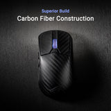 ASUS ROG Harpe Ace Extreme Wireless Esports Gaming Mouse – Carbon Fiber Build, 47g Lightweight, Tri-Mode Connectivity, 42K DPI, up to 70Hr Battery, Glass Skates, Pro-Approved, PC/Mac Support - Black