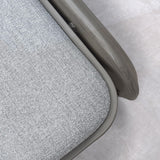 PURPLE LEAF 1 Piece Patio Chaise Lounge Luxury Heavy-Duty Gray