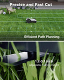 ECOVACS Goat O1000 LiDAR PRO Robot Lawn Mower, Wire-Free Mapping with LiDAR Navigation, AI Obstacle Avoidance, Smart Edge Mowing, App Control, for Lawns Up to 1/4 Acre