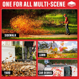 MZK Cordless Leaf Blower,20V Battery Powered Electric Blower for Lawn Care, Electric Lightweight Leaf Blower