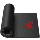 Crostice Bike Trainer Mat Compatible with Peloton Bike, for Treadmill & Row, THK 6mm, Under Mat Protect Hardwood Floor Carpet
