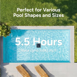 iGarden Robotic Pool Cleaner KN Series, 5.5-Hour Runtime, Smart 3D Navigation, Full-Inverter Energy-Saving Tech, Cleans Floor, Wall & Waterline, for Above-Ground & Inground Pool