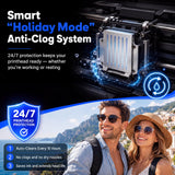 DSV A3 DTF Printer with L1800 Printhead, Built-in White Ink Recirculation & Anti-Clog Self-Cleaning, 2880DPI High-Speed Multi-Material Transfer Machine, Includes 2-Year Ink Supply