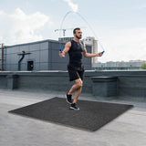 Sivan Fitness .3" Thick Rubber Top High-Density EVA Foam Gym Flooring for Home Gym - 72 Sq Ft Exercise Mat Tiles for Workout, Yoga, MMA, Heavy Exercise Equipment Mat - 18 Interlocking Gym Floor Mat