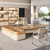HHEvergreenEnsemble Executive Desk with Curved Desktop (70.87IN)