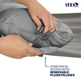 ENO SuperNest SL Hammock - 1 to 2 Person Backyard Hammock - Outdoor Patio Furniture for Backyard, Lawn, or Balcony - Pebble Grey