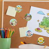 3 Rolls Emotional Support Animals Scratch & Sniff Stickers for Kids by Puraesla – Smelly Affirmation - Cute Scented Sticker for Classroom Rewards, Teacher Supplies & School Motivation
