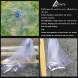 Saltwater Fishing Cast Net for Bait Trap with Heavy Sinkers Fish Throw Net（3/8 Inch Mesh）, 3FT(90cm) Radius) Drasry