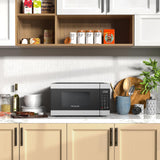Frigidaire 0.9 CU. FT. Microwave, Digital Control Panel - Auto Cooking Settings - Child Safety Lock - Stainless Steel