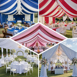 Party Village 60ftx40ft White Ceiling Curtain for Wedding Parties