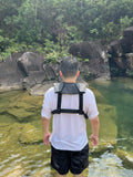 Meenoutt Adult Automatic Inflatable Kayak Vest PFD,Water Sports Vest for Boating Fishing Kayaking SUP Paddleboarding（fit Weight Below 330 lbs）