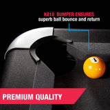 MD Sports 7.5' ft Titan Pool Table with Billiard Ball and Cue Stick Set