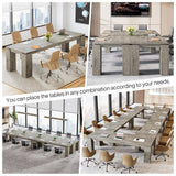 Tribesigns 7 ft Extra Long Conference Table, 86-Inch Office Meeting Room Table