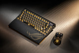 ASUS ROG 20th Edition Harpe II Extreme – Wireless Esports Gaming Mouse – 82g Lightweight, Tri-Mode Connectivity, 65K DPI, 8K Hz Polling, 24K Gold-Plated, Web Config – Gold/Black