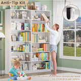6 Tier Large Bookshelves, 70.8 Inch Tall Bookshelf and Bookcases for Living Room, Study Room, Home Office Library